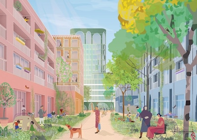 Groen licht voor ingrijpend plan voor 2500 nieuwe woningen op plek van winkelcentrum Overvecht