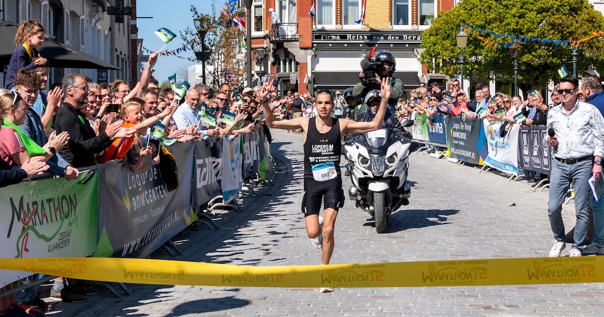 Brabander Dennis de Freytas wint Marathon Zeeuws-Vlaanderen, Middelburger Rens Maljers als eerste Ze