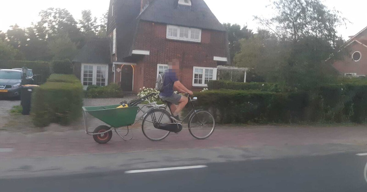 Fietsende kruiwagendief slaat al tientallen keren toe in Utrechts dorpje, zelfs lok-kruiwagen helpt 