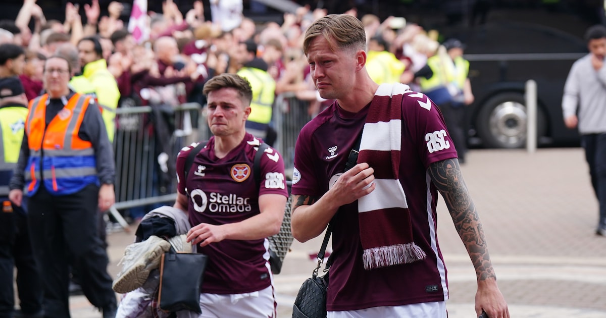Spelers van Hearts in tranen: ‘We hebben harten veroverd, niemand ...