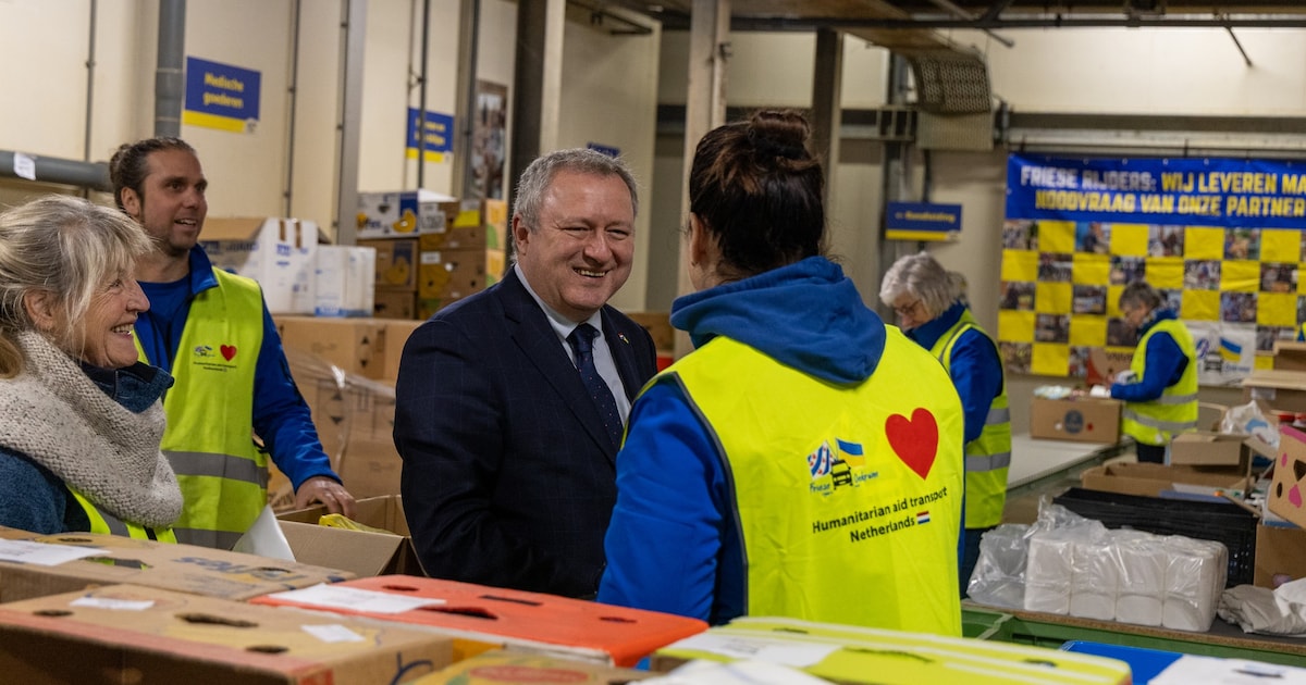Ambassadeur Oekraïne bracht bezoek aan Leeuwarden en Opsterland