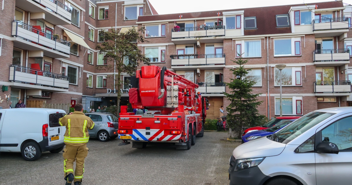 Brand in magnetron zorgt voor rookverspreiding in ouderenflat in Nieuwerkerk aan den IJssel