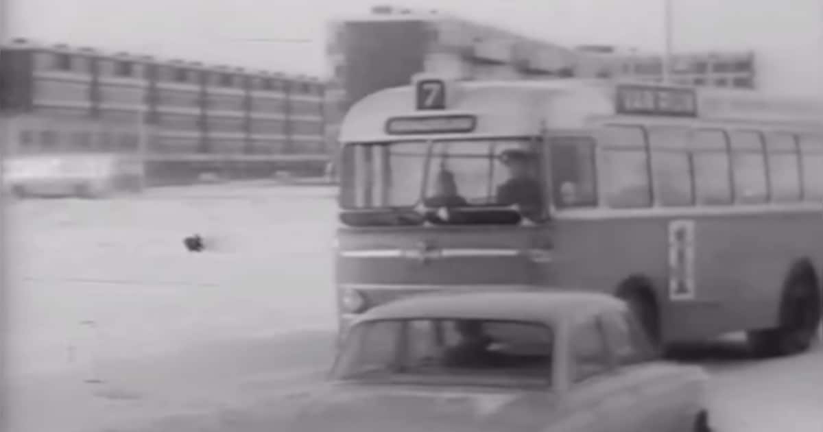 Besneeuwd Utrecht in 1963: toen reden er wél bussen