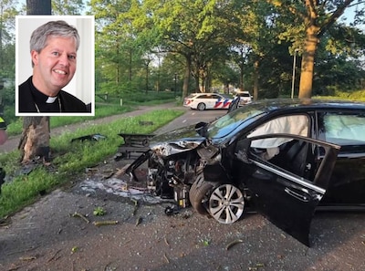 Bossche hulpbisschop Rob Mutsaerts raakt zwaargewond bij crash tegen boom