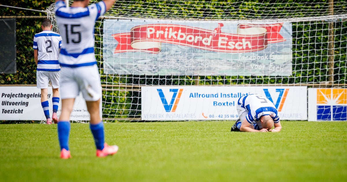 Essche Boys grijpt na bizarre slotdag alsnog naast de titel: ‘Zo’n kans krijg je maar een keer’