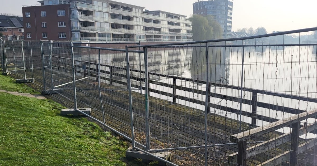 Visvlonder in Rhoon afgesloten wegens veiligheidsredenen