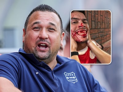 ‘Er moet direct hulp komen!’ Hoe een voetbalduel ontspoort en leidt tot een kaakslag van Jhon van Beukering