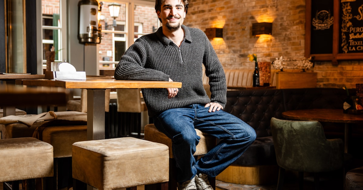 Rechtenstudent Camiel (22) werkte zich in no-time op van kelner tot kroegbaas: ‘Maar naast bier, wil