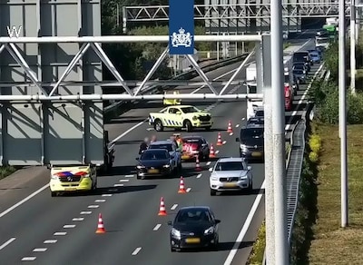 Ongeval met drie auto’s op A58 bij Best, weg is weer vrij