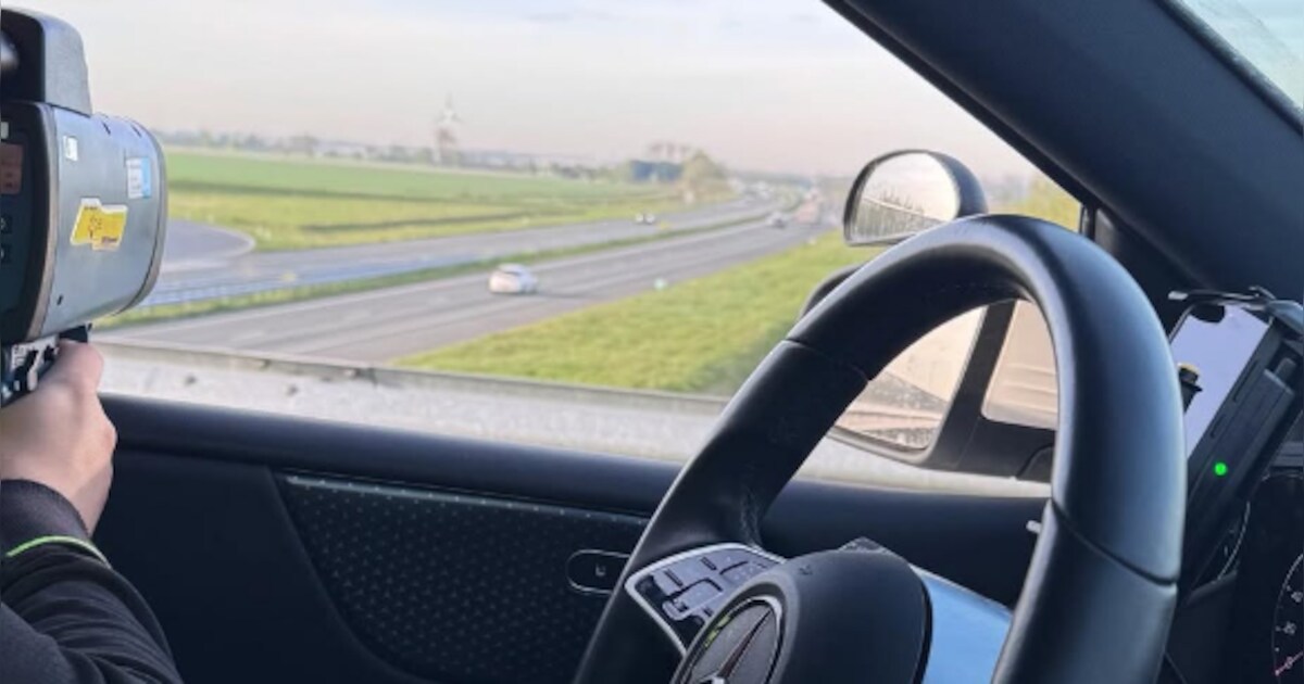 Leerling moet bij rijles heel hard doorrijden, geflitst bij Bergen op ...