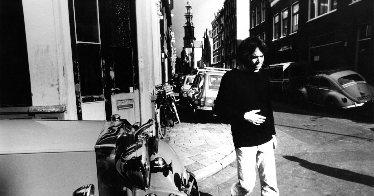 Neil Young reed in een Rolls door de Jordaan, Pink Floyd wandelde rond ...