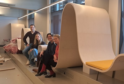 Verbouwde bibliotheek Wageningen gaat begin april open, mét café Brownies & Downies