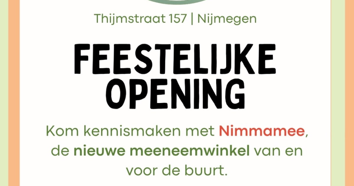 Nieuwe meeneemwinkel Nimmamee opent in Nijmegen