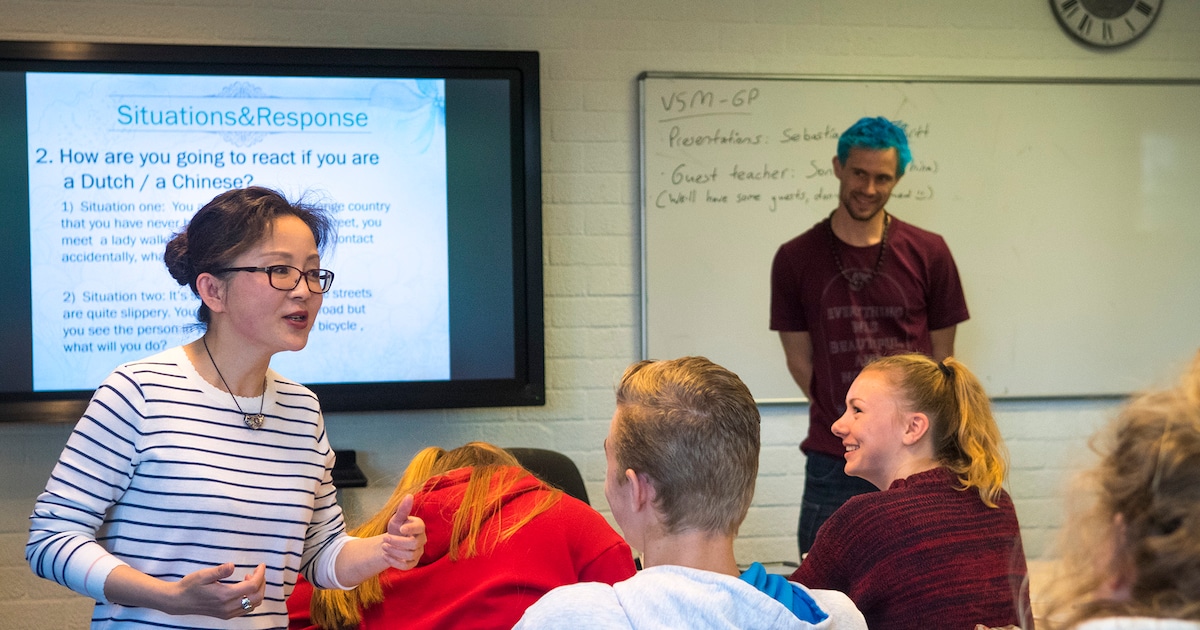 Voorlichtingsavond bij Cals College in Nieuwegein voor ouders van leerlingen uit groep 8