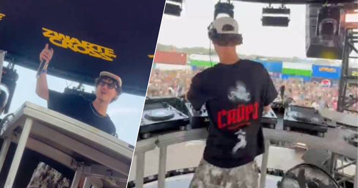 Via een thuiswedstrijd op de Zwarte Cross naar Tomorrowland: zo beleefde dj Crüpo zijn draaisessie