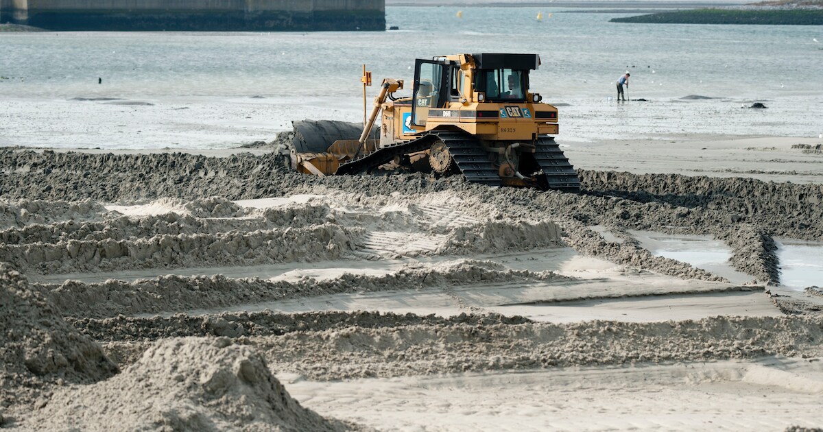 Miljoenen kuub zand moeten Ameland beschermen tegen erosie
