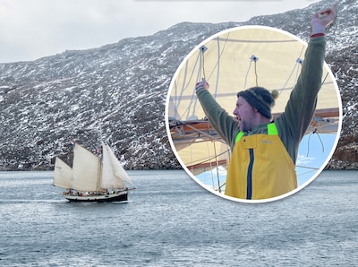 Gijs experiences unprecedented ice adventures during arduous sailing trip impossible for years: ‘It was magical’