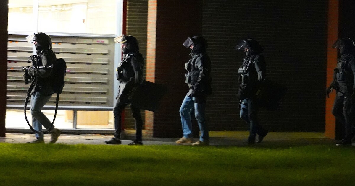 Dienst Speciale Interventies doet inval in flat in Assen, één verdachte ...
