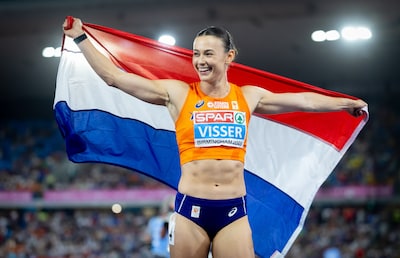 Nadine Visser pakt na ongekende fotofinish Europese titel op 100 meter horden