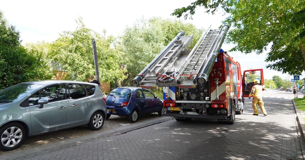 Opnieuw brandweer bij voormalig schoolgebouw aan Goudenregensingel in Pijnacker