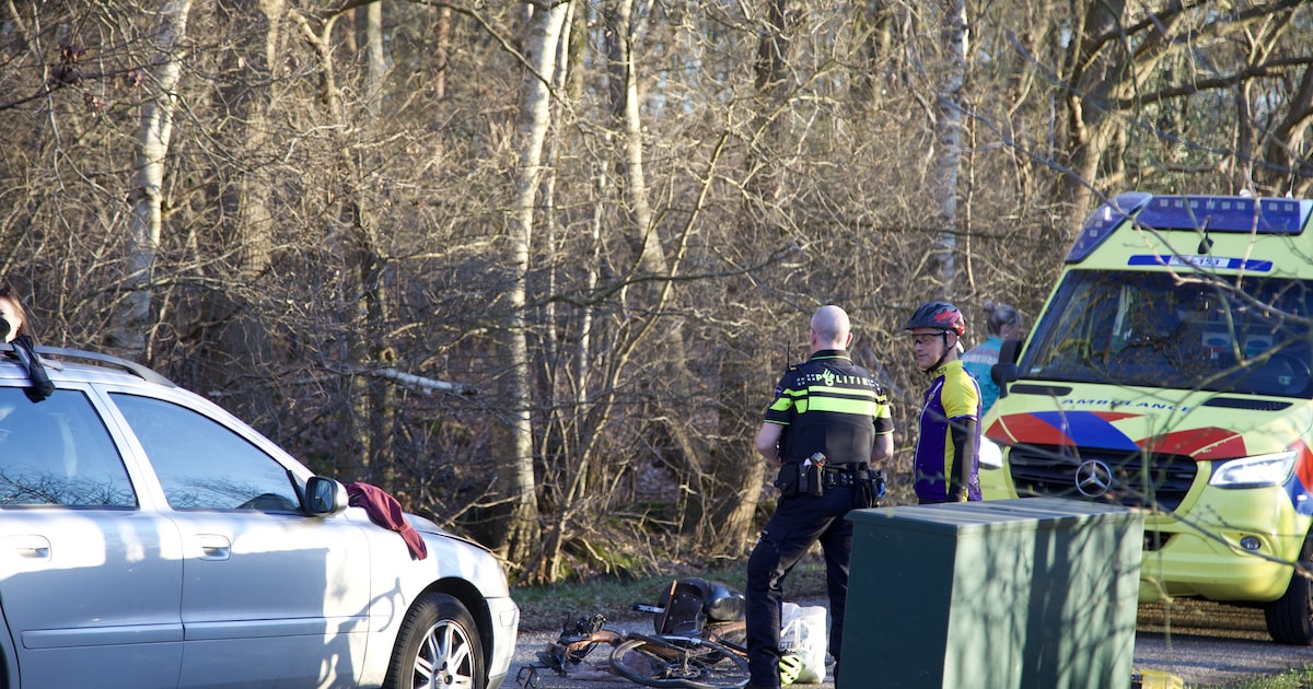 Fietser raakt gewond bij ongeval op Schapendijk in Notter
