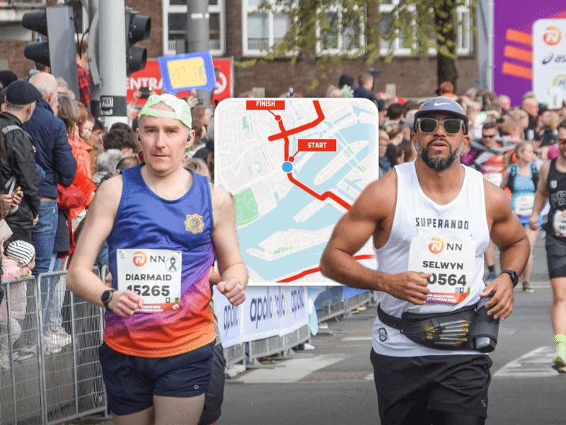 Groot feest op Zuid en na 30 kilometer begint het echte werk: dit is de route van de marathon