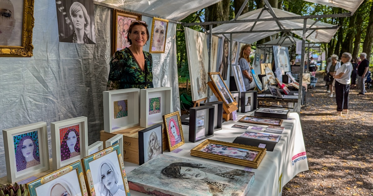 Kunstmarkt in Burgum: meer dan 50 kunstenaars exposeren en verkopen werk