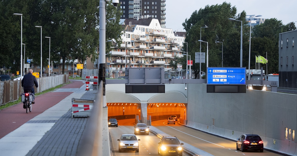 Maastunnel weer volledig open na reparatie kapotte verlichting