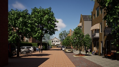 Overbuurman tekent 17 minihuizen in pastorietuin: ‘Ik heb niks met die muur, weg ermee’