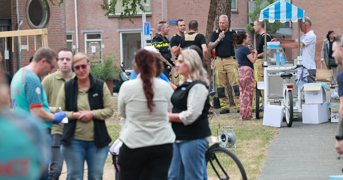 Stroomstoring zorgt voor massale uitruk bij PLUS in Tanthof, buurtfeest gaat gewoon door