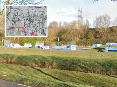 Homofobe teksten en hakenkruis: Barendrechtse politiek boos over graffiti op skatebaan