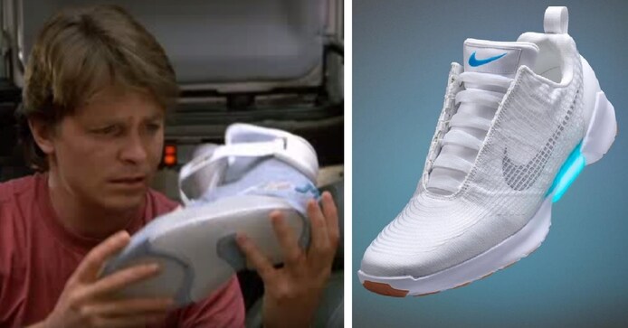 Nike lanceert zelfstrikkende Back to the Future schoenen Wonen AD