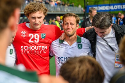 Bronzen afscheid voor tophockeyer Jeroen Hertzberger: ‘Ik ben trots op het team’