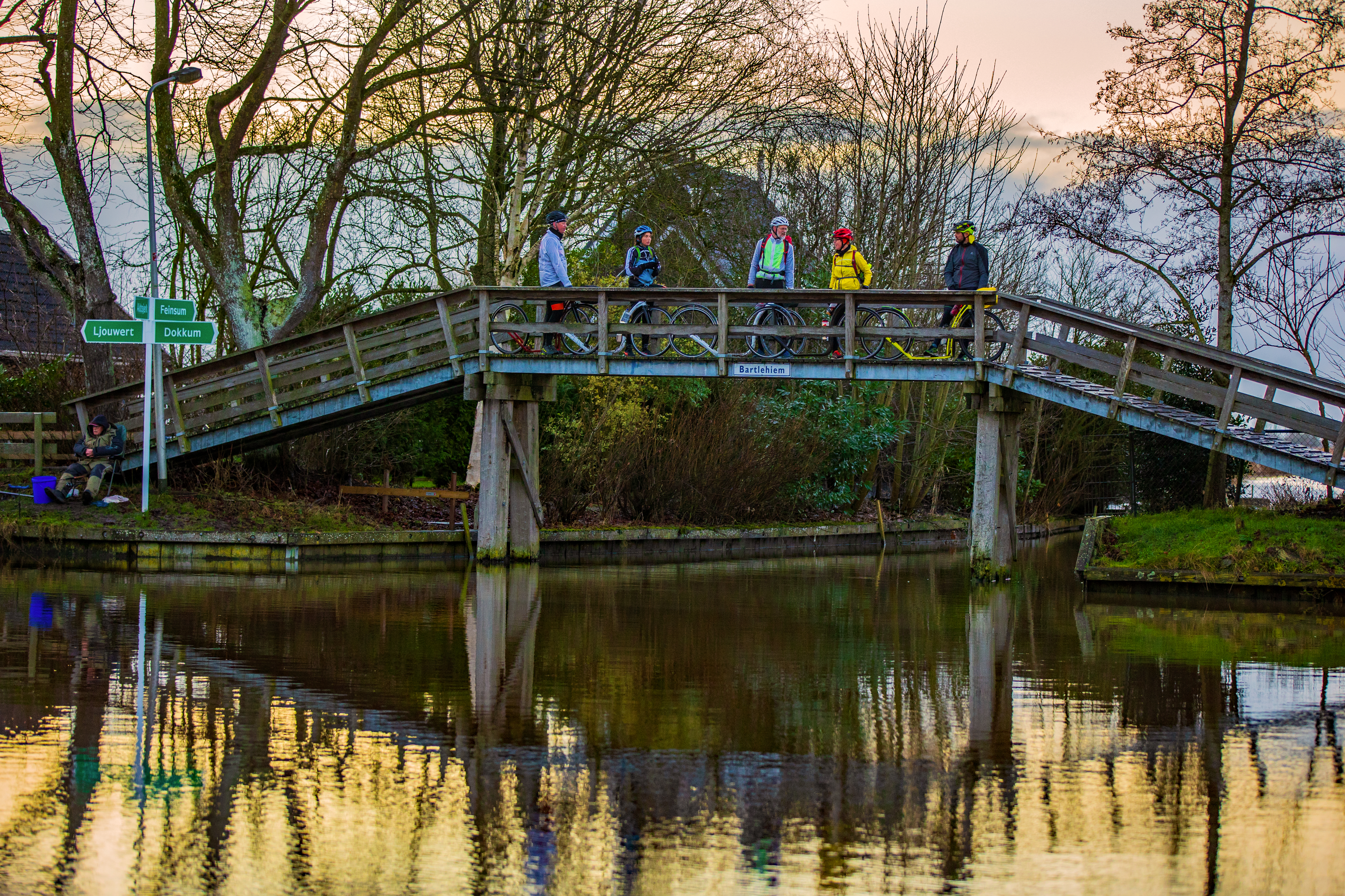 Rijden er ooit nog Elfsteden-schaatsers onder dit bruggetje door? ‘Stel, er kómt een poolwind...’