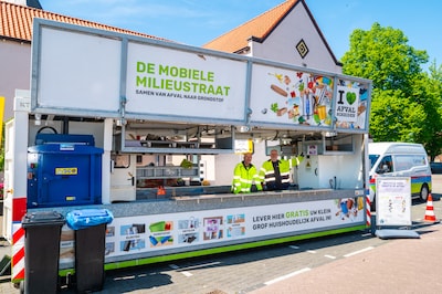 Mobiele milieustraat komt naar weekmarkten in Waalwijk, Waspik en Sprang-Capelle