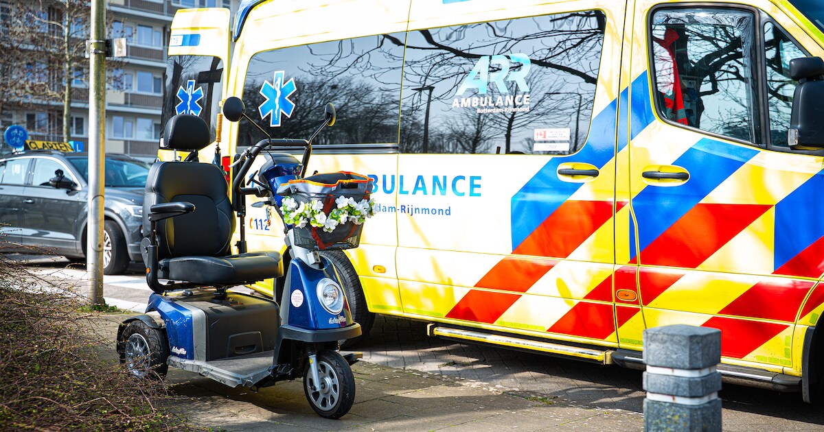 Man in scootmobiel aangereden in Spijkenisse en raakt gewond