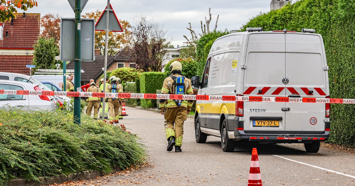 Gaslekkage aan de Sluithek in Leusden: huis vol gas, omgeving afgezet