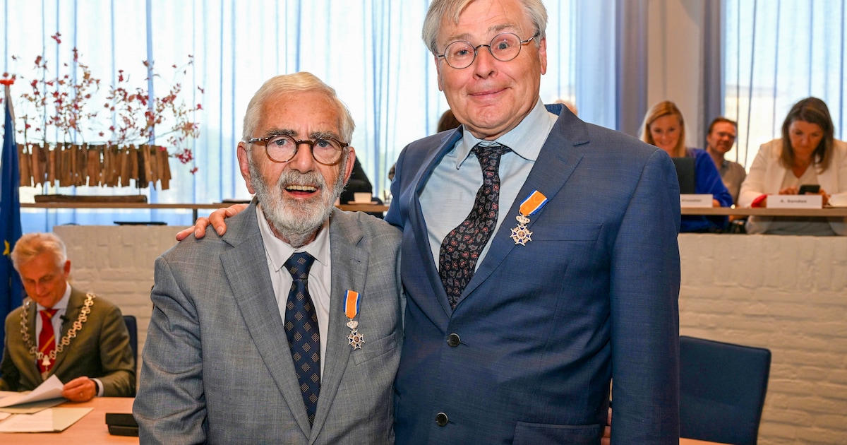 Koninklijke waardering voor vertrekkende raadsleden Johan Baks en Peter Lucas