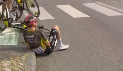 Einde seizoen voor Jonas Vingegaard: val in Tour de France zet definitieve streep door WK en najaarskoersen