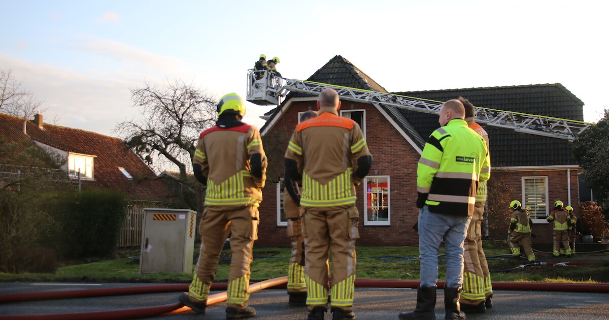 Middelbrand op Bredeweg in Zevenhuizen