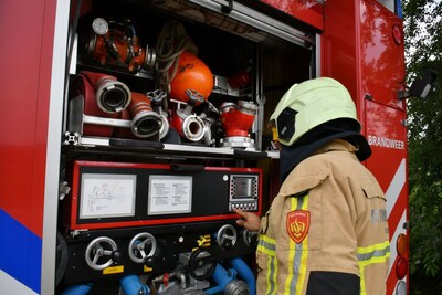 Woningbrand op Oosthoek in Piershil