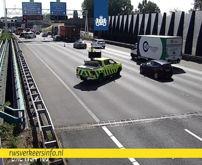 A16 weer vrijgegeven na ongeval voor Drechttunnel