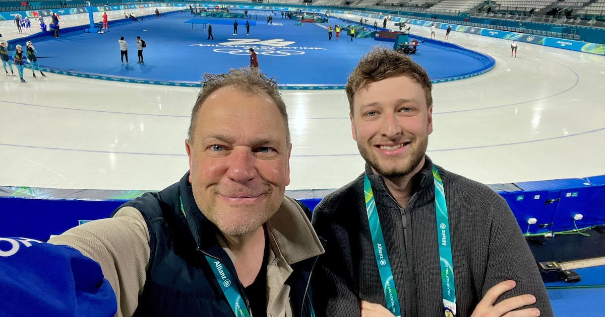 Tv-producent Jim samen met vader en fotograaf Stephan Tellier in Milaan: ‘Vet om ook op de Spelen te