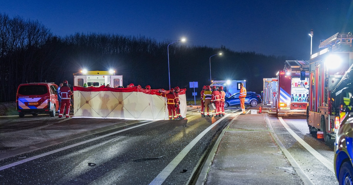 Man (25) komt om bij ernstig ongeluk tussen drie auto's op N366 bij Alteveer