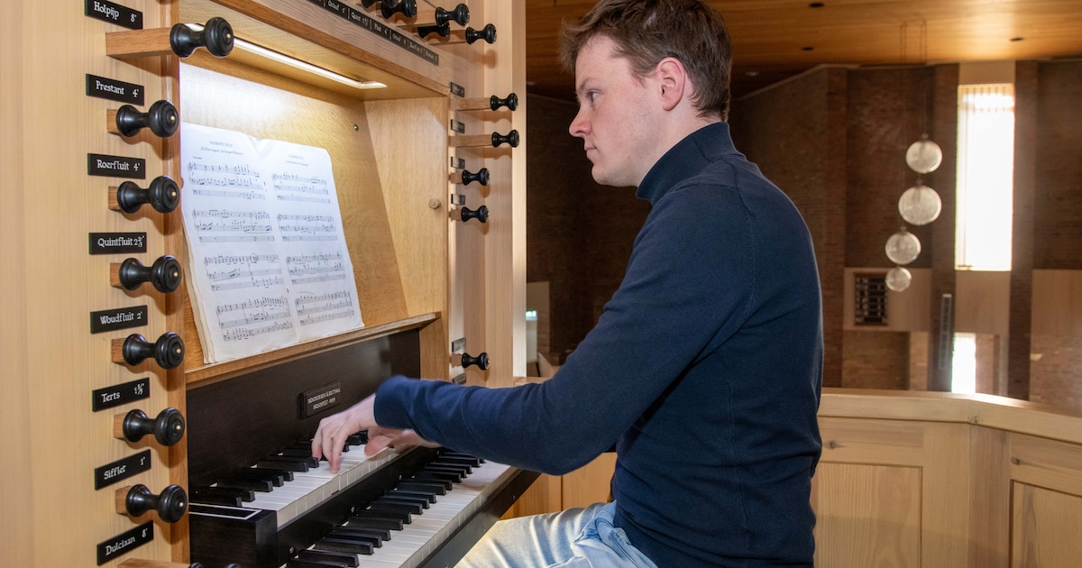 Wibren Jonkers (27) nieuwe hoofdorganist van de Sint Joriskerk