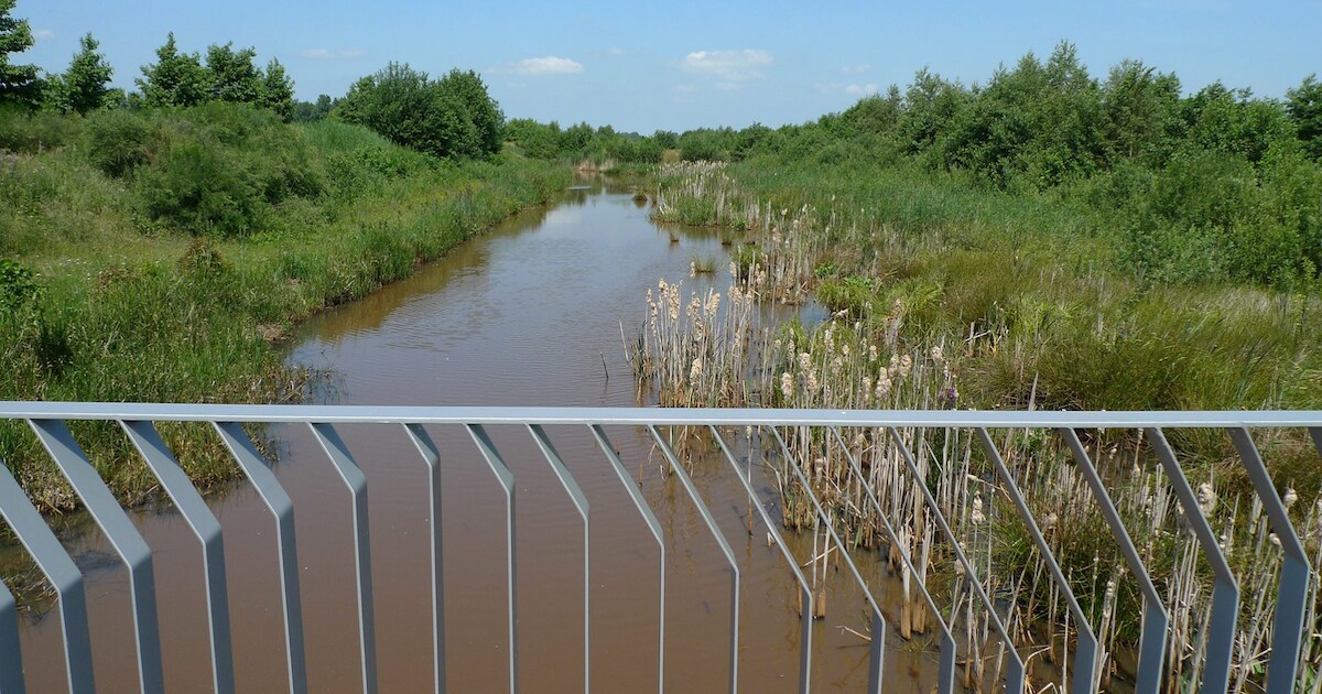 Fietsroute langs de Runde in Emmercompascuum