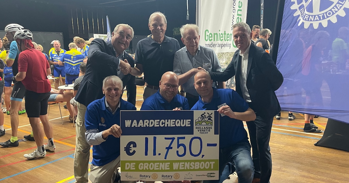 Recordaantal fietsers bij Hollands Venetië Tocht levert duizenden euro's op voor goed doel