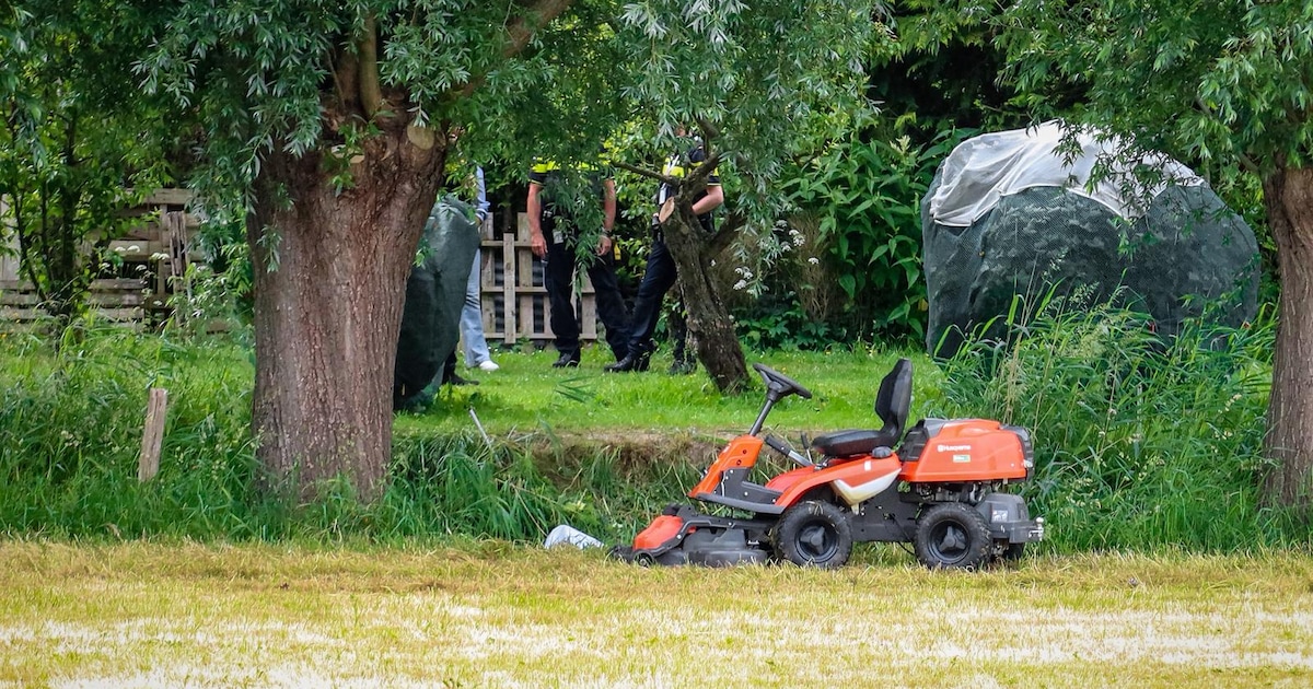 Man overleden aangetroffen bij maaimachine in Montfoort, politie doet onderzoek
