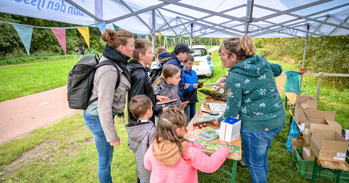 Lentespeurtocht voor kinderen in Capelse Schollebos