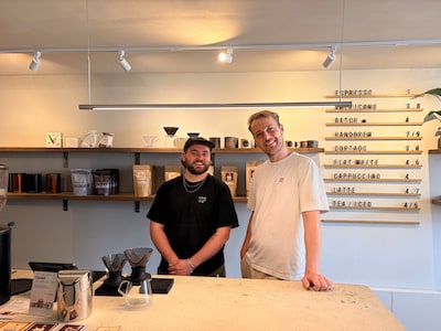 New in Amsterdam: friends Bas, Teun and Daan open bakery and coffee roastery KAF
